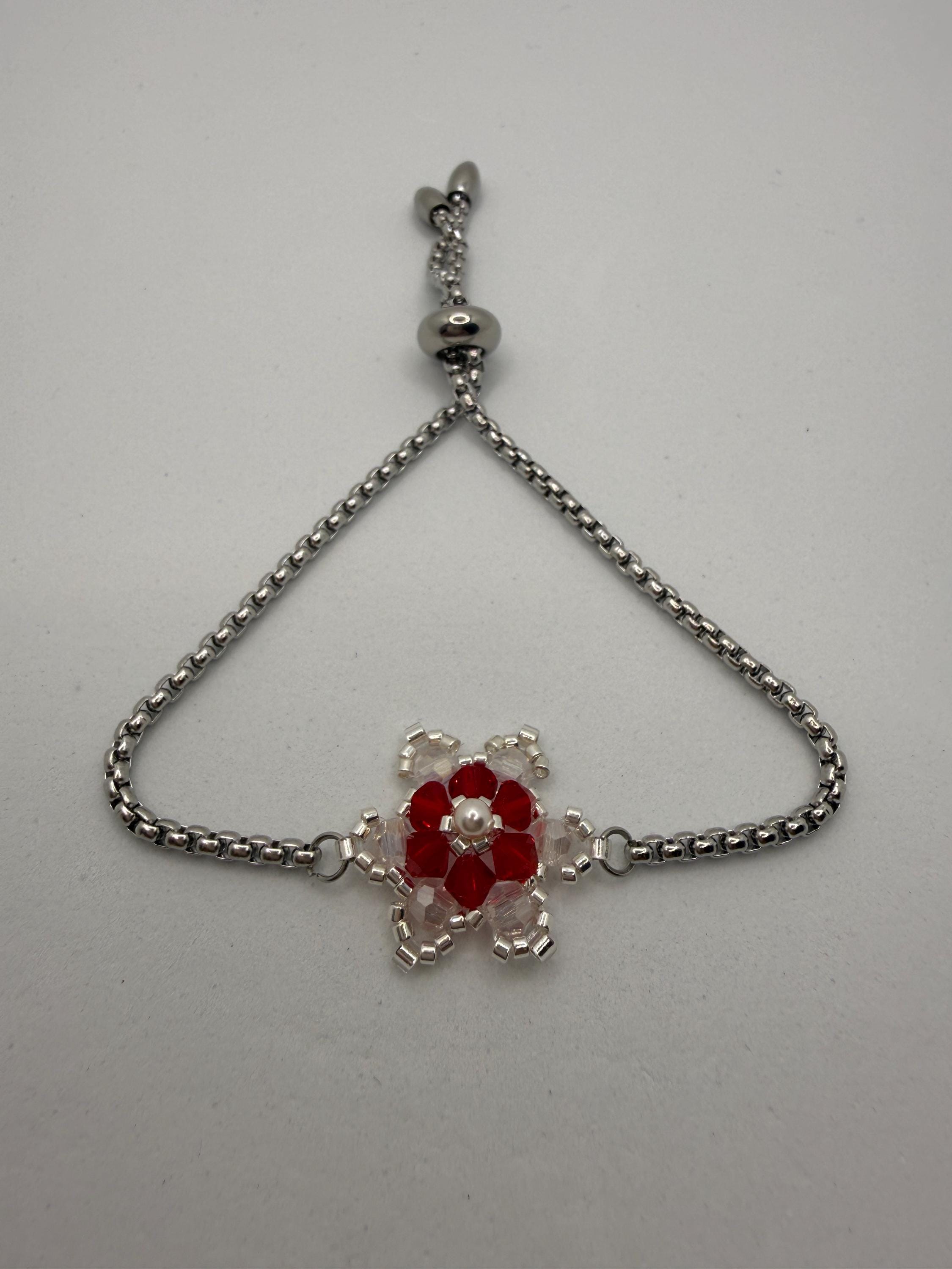 Hand-sewed Genuine Austriac Crystal Star Bracelet