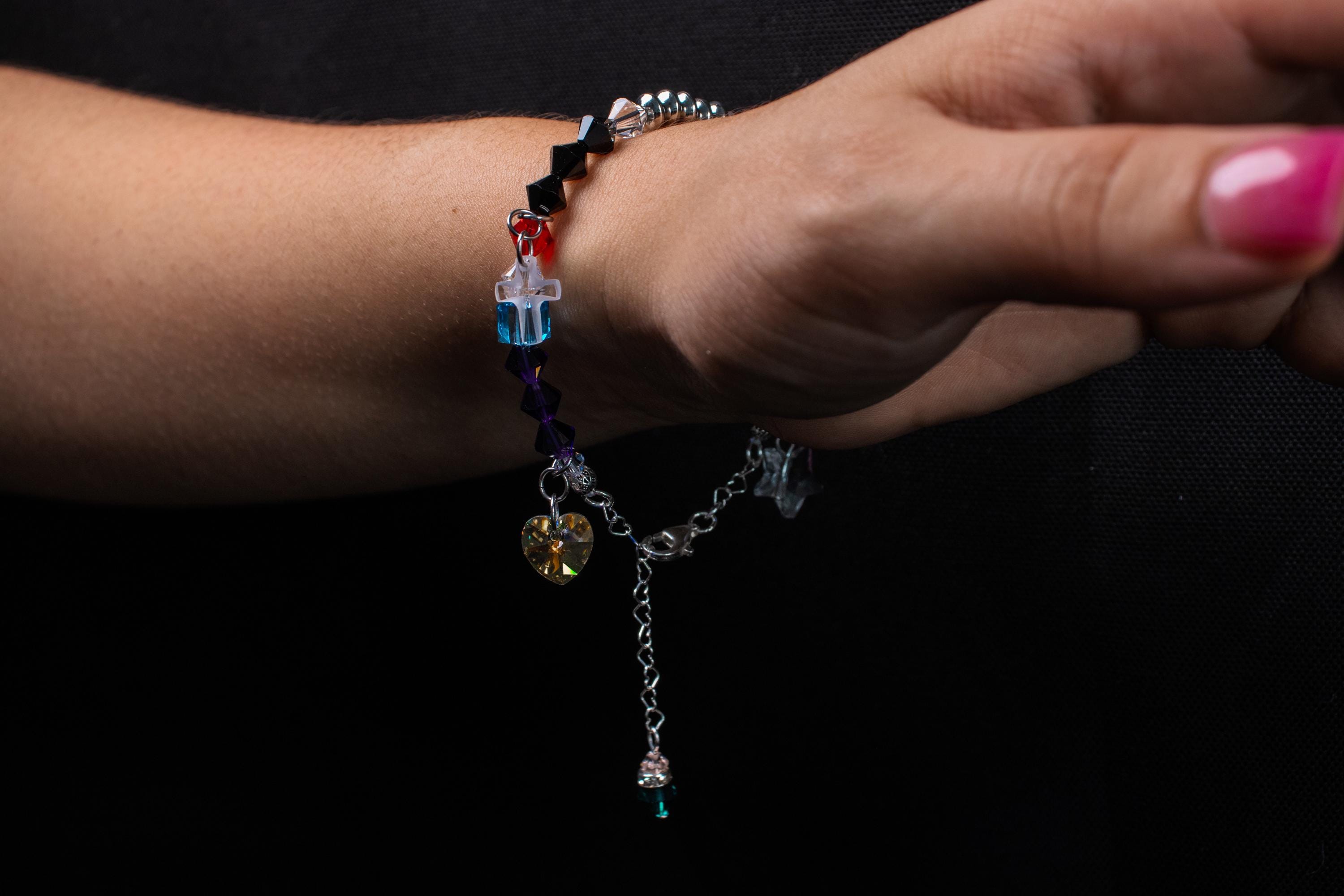 Handmade Story of Jesus Christ Bracelet | Genuine Austriac Crystals