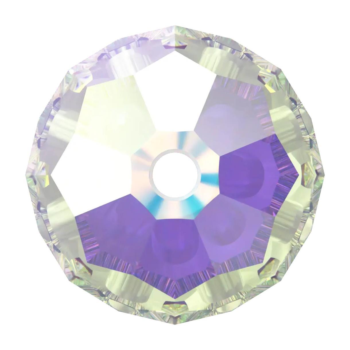 Swarovski Crystal Round Beads | 5000 | 6mm Clear AB | Faceted Jewelry Making Loose Crystals